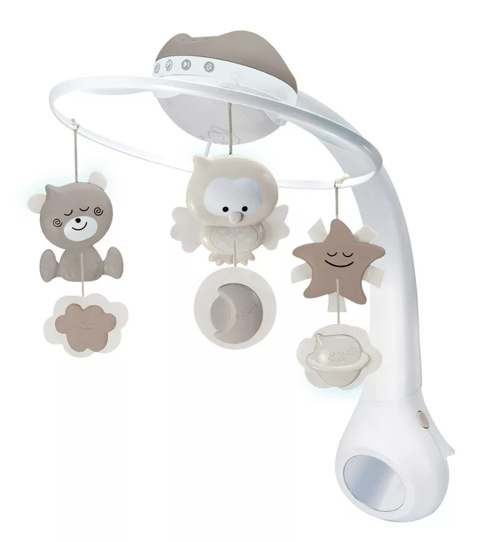 Infantino carusel 3in1 musical cu proiector 0m+, Gri 004915 01 Imagine principală a produsului