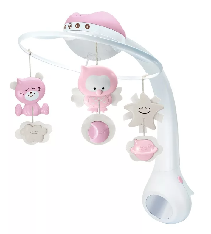 Infantino carusel 3in1 musical cu proiector 0m+, Roz 004914 01 Imagine principală a produsului