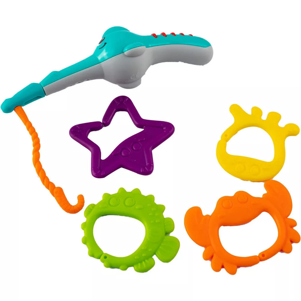 Infantino jucarie de baie 12m+ Set activitati pentru pescuit  03