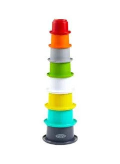 Infantino jucarie de stivuit set 8 pahare 9m+ Stack'n Nest Cups  03