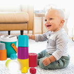 Infantino jucarie educativa sortare si stivuire Shape Sorting 03