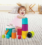 Infantino jucarie educativa sortare si stivuire Shape Sorting 05