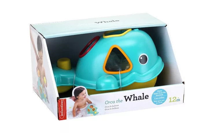 Infantino jucarie educativa sortator forme 12m+ Balena 03