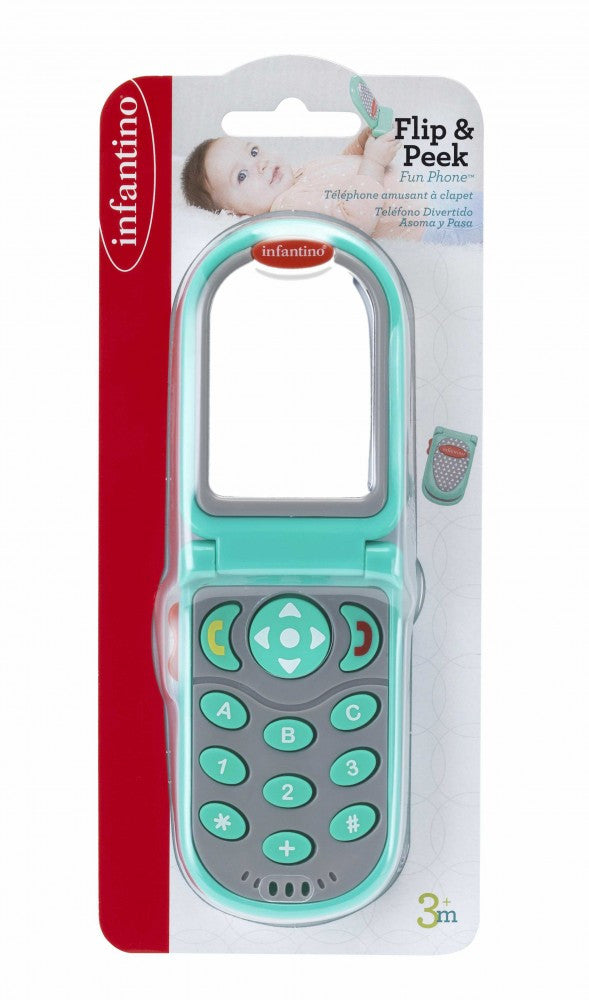 Infantino jucarie muzicala Flip&Peek 3m+, Telefon distractiv 36965 Imagine principală a produsului