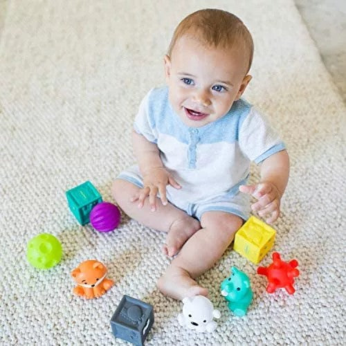 Infantino set 9 jucarii pentru activitati Tub O' Toys 0m+ 03