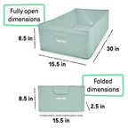 Ingenuity cadita pliabila pentru calatorii Tuckaway Travel Tub 12m+ Sage