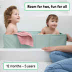 Ingenuity cadita pliabila pentru calatorii Tuckaway Travel Tub 12m+ Sage