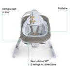 Ingenuity leagan portabil cu dubla functionalitate AnyWay Sway 0-9 kg
