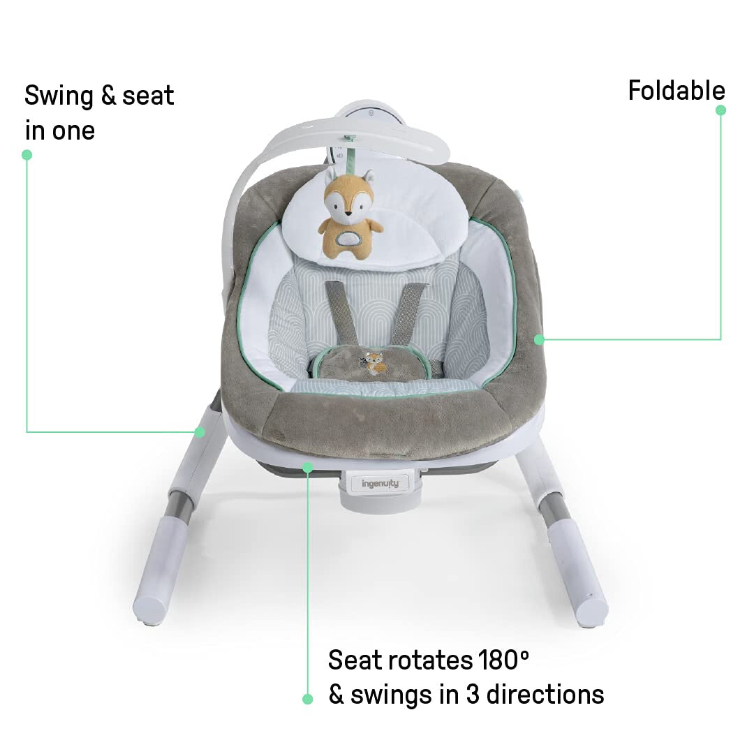 Ingenuity leagan portabil cu dubla functionalitate AnyWay Sway 0-9 kg