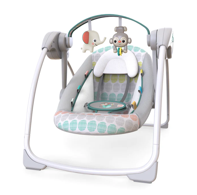 Bright Starts leagan portabil Whimsical Wild 0-9 luni Imagine principală a produsului