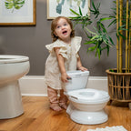 Ingenuity olita cu sunete 2in1 My Size Potty Pro 18m+ Alb