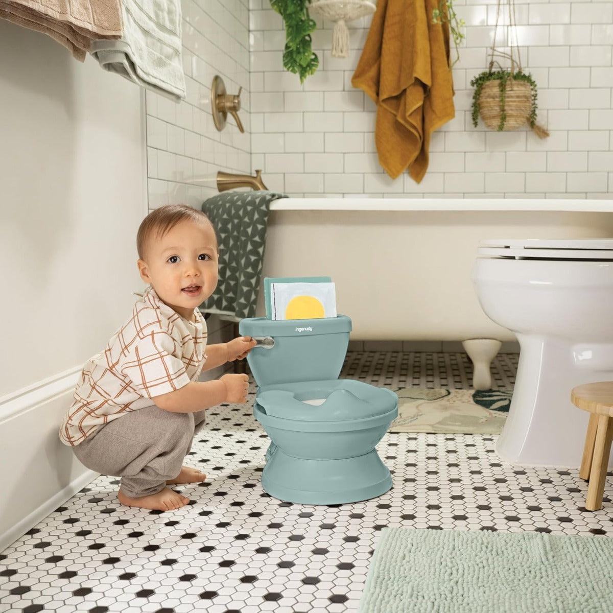 Ingenuity olita cu sunete My Size Potty Pro 18m+ Menta