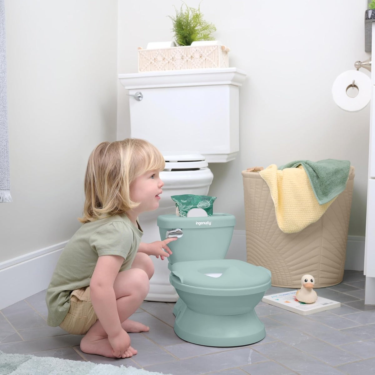 Ingenuity olita cu sunete My Size Potty Pro 18m+ Menta