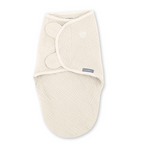 Ingenuity sistem de infasare Swaddle Me 0-3 luni muselina, colectia Original, Cream