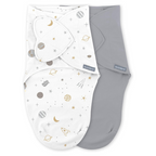 Ingenuity sistem de infasare Swaddle Me 0-3 luni set 2 buc. colectia Monogram, Sunset Space