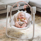 Ingenuity Comfort 2 Go leagan portabil 0m+ Flora 05
