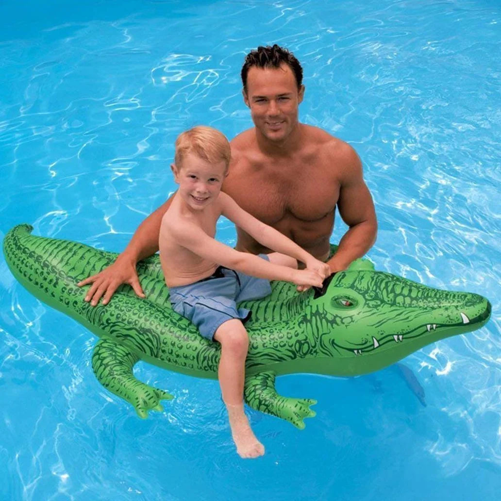 Intex crocodil gonflabil 168x86 cm 3 ani+