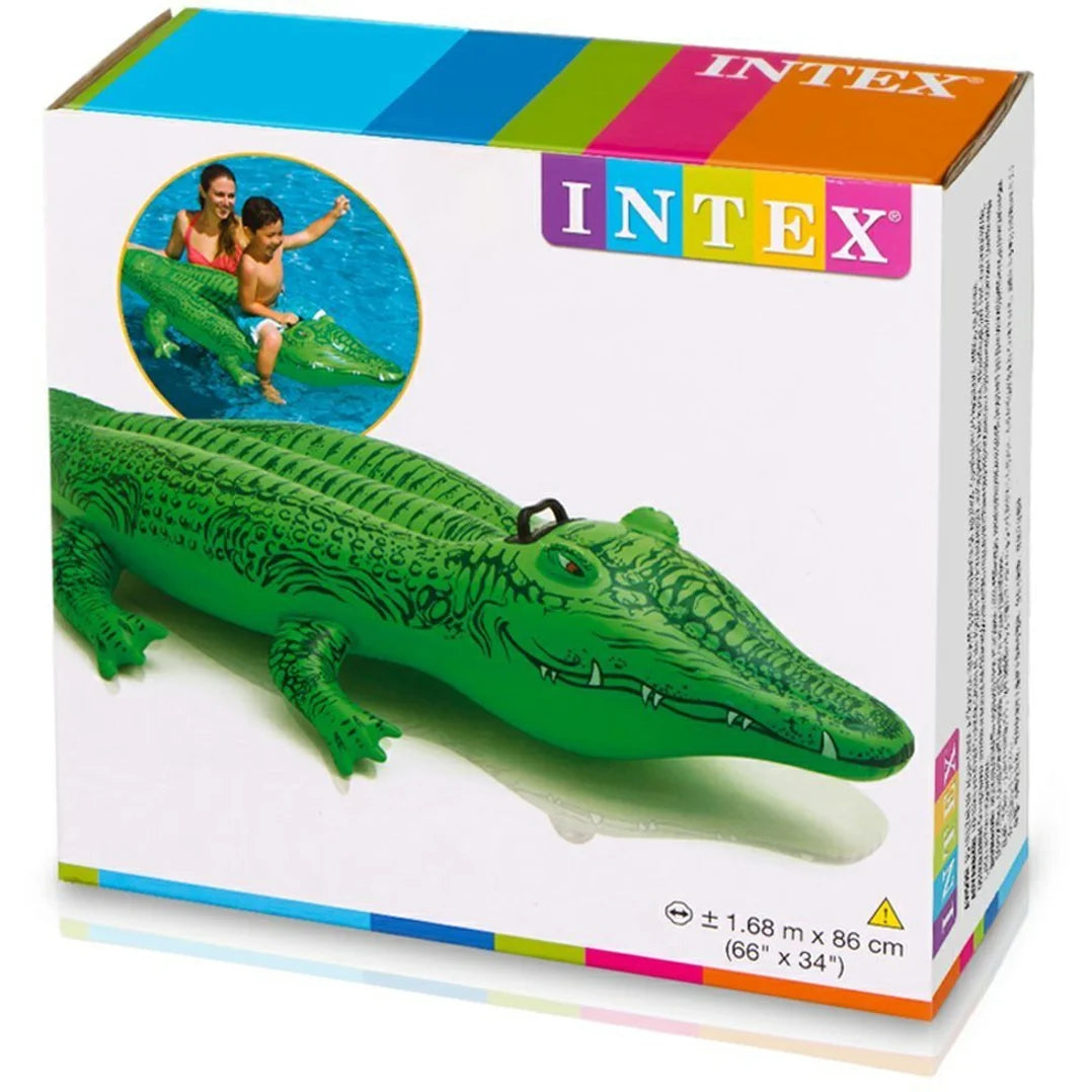 Intex crocodil gonflabil 168x86 cm 3 ani+