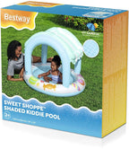 Intex piscina gonflabila acoperita protectie UV 104X84 cm 2 ani+ Turcoaz cu inghetata