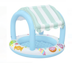 Intex piscina gonflabila acoperita protectie UV 104X84 cm 2 ani+ Turcoaz cu inghetata