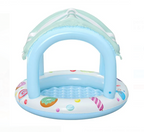 Intex piscina gonflabila acoperita protectie UV 104X84 cm 2 ani+ Turcoaz cu inghetata