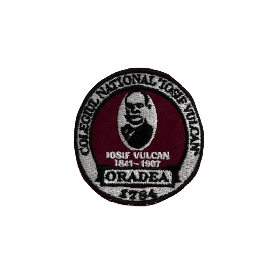 Uniforma emlema brodata pentru Colegiul National "Iosif Vulcan"Oradea Imagine principală a produsului