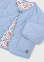 Mayoral jacheta fete reversibila 5-10 ani Celeste