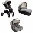 Joie carucior 3in1 Aeria Signature Carbon cu scoica I-Gemm 2 Pebbe si landou Ramble Signature Carbon 0m+ 