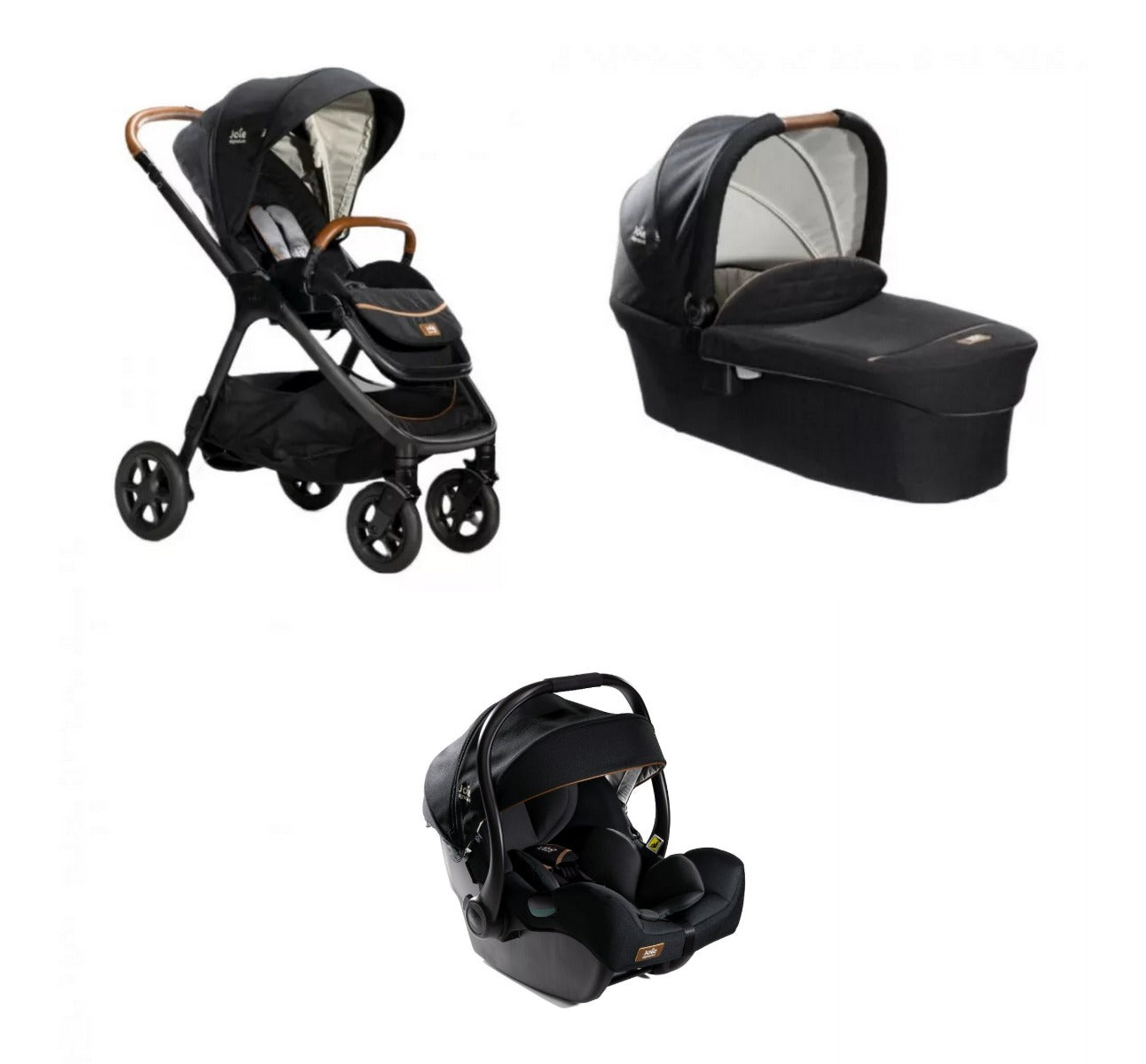 Joie carucior 3in1 Finiti Signature cu landou Ramble , scoica I-Jemini 0m+ Eclipse Imagine principală a produsului