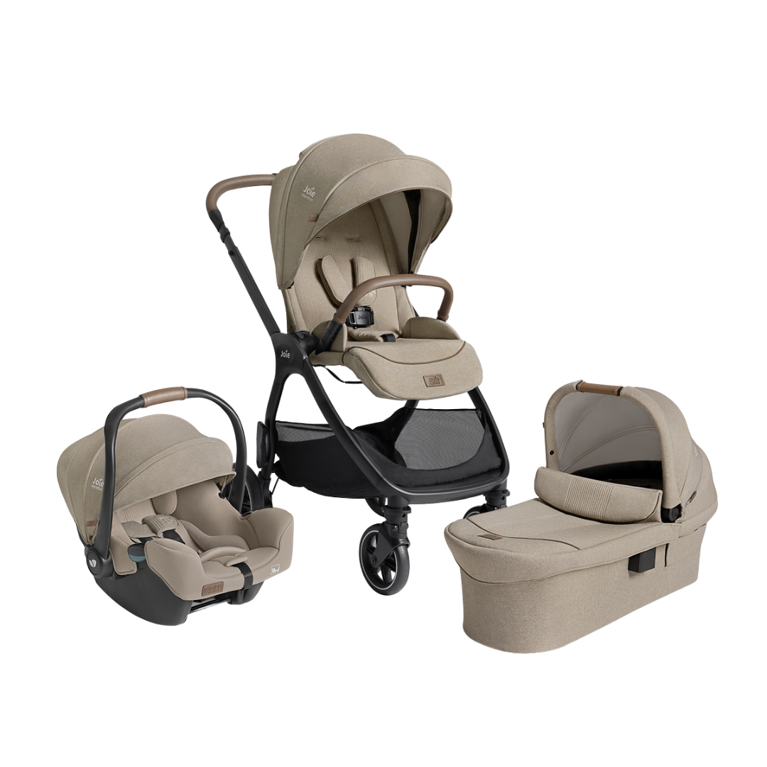 Joie Carucior 3in1 Valora cu Landou Ramble XL si scoica i-Starter 0m+  Signature Sandstone