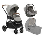Joie carucior 3in1 Versatrax cu landou Ramble XL si scoica i-Snug 2 0m+ Pebble
