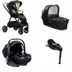 Joie carucior 4in1 Finiti Signature cu landou Ramble XL, scoica I-Level Recline si baza I-base Encore 0m+ Eclipse