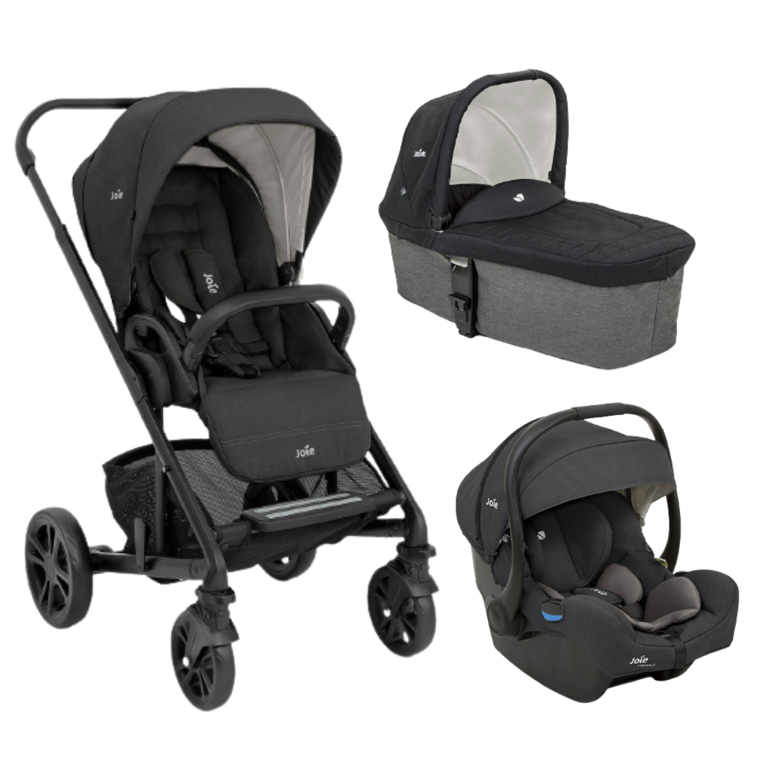Joie carucior multifunctional 3in1 Chrome 0m+ Chrome/ i-Gemm Shale Imagine principală a produsului