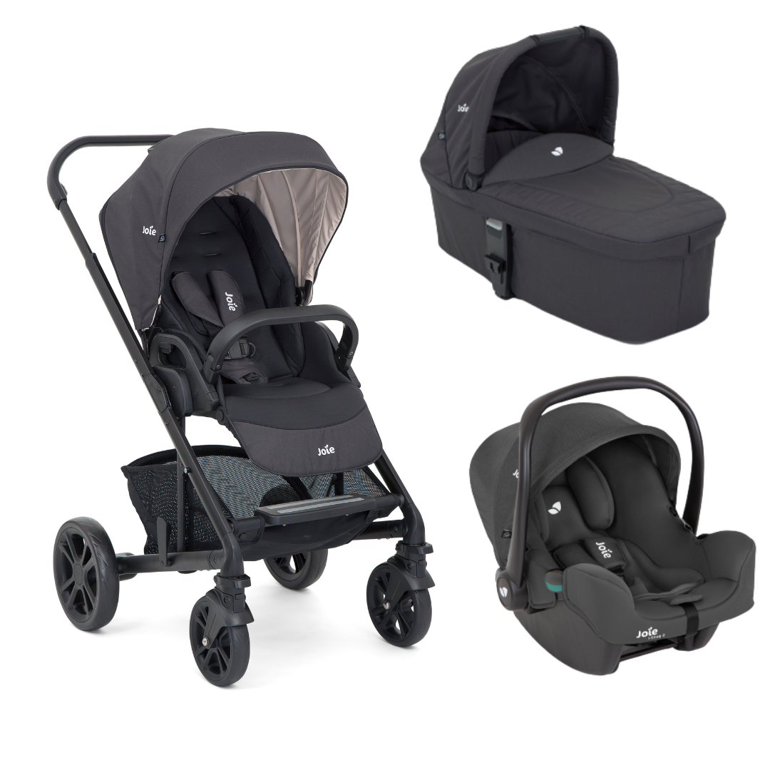 Joie carucior multifunctional 3in1 Chrome 0m+ cu scoica i-Snug, Ember Imagine principală a produsului