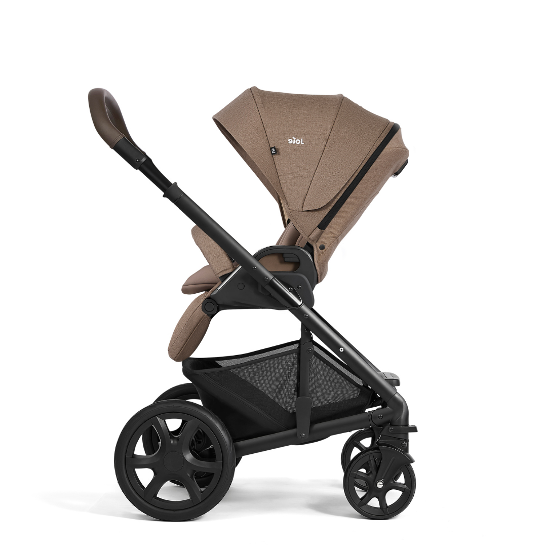 Joie carucior multifunctional 3in1  Chrome DLX cu Scoica i-Snug 0m+ Toffee