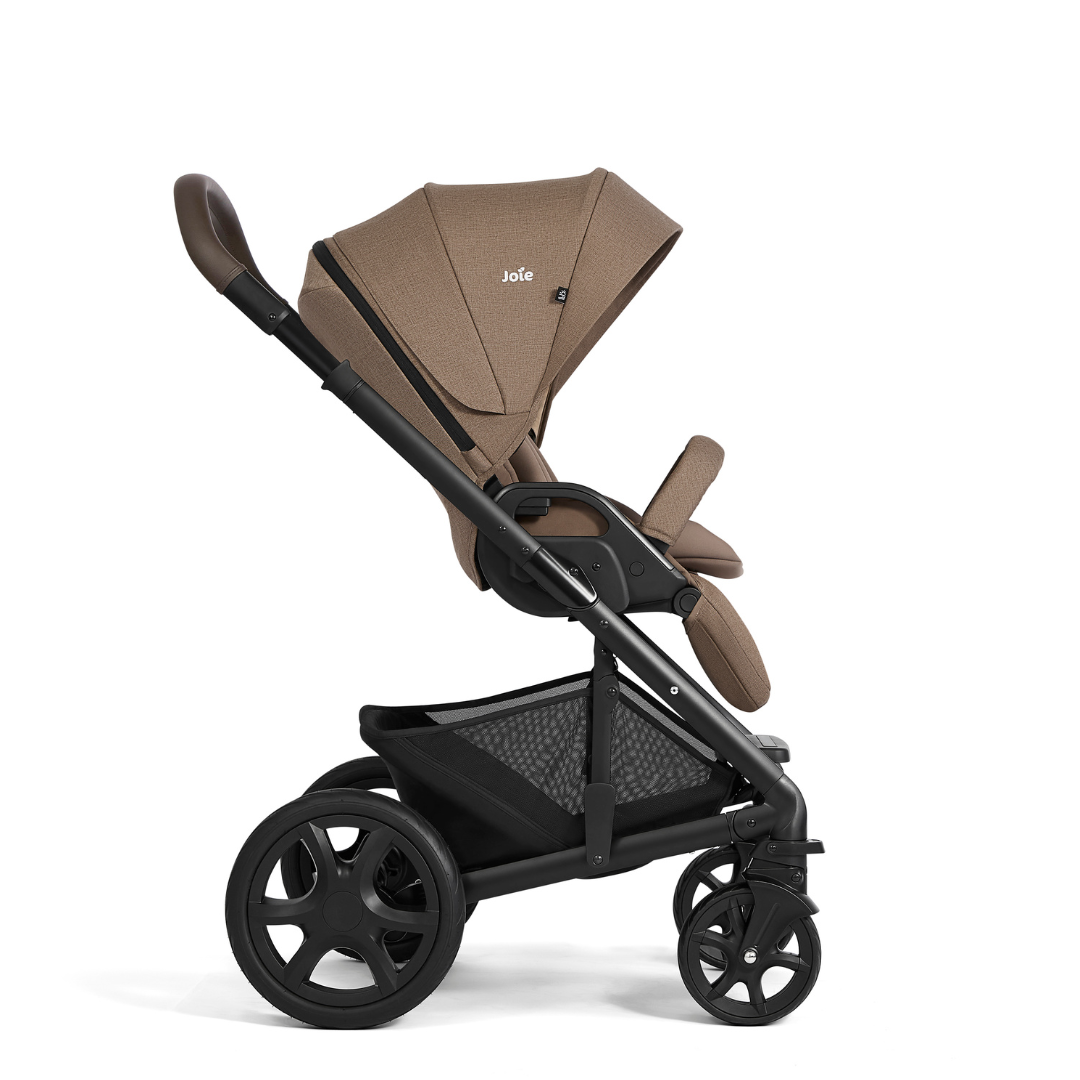 Joie carucior multifunctional 3in1  Chrome DLX cu Scoica i-Snug 0m+ Toffee