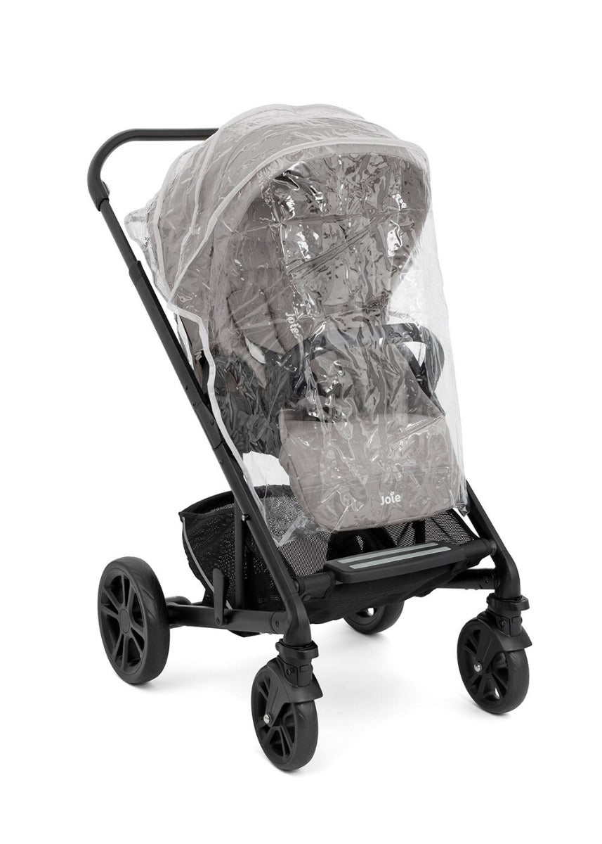 Joie carucior multifunctional 3in1 Chrome si Landou Pebble cu scoica i-Snug Gray Flannel