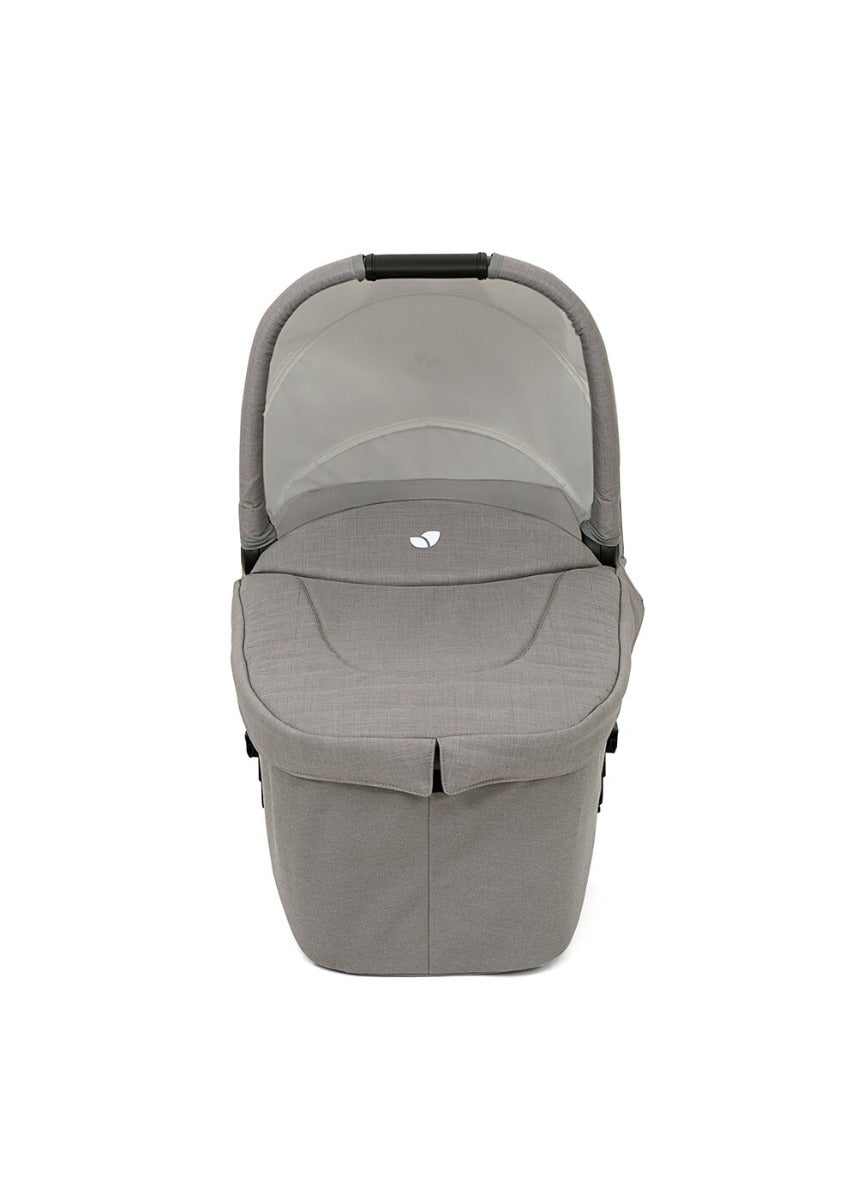 Joie carucior multifunctional 3in1 Chrome si Landou Pebble cu scoica i-Snug Gray Flannel