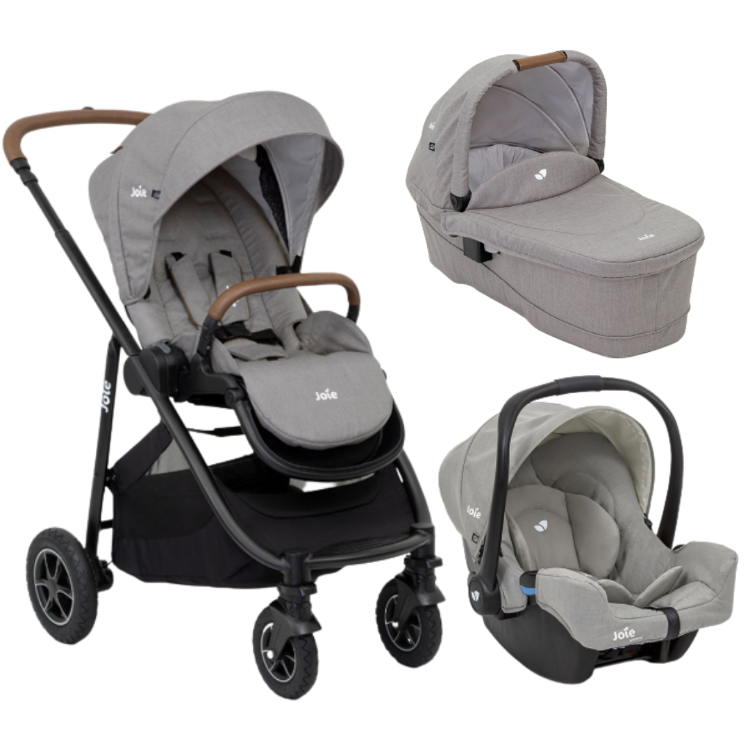 Joie carucior multifunctional 3in1 Versatrax 0m+ Gray/Gemm Pebble