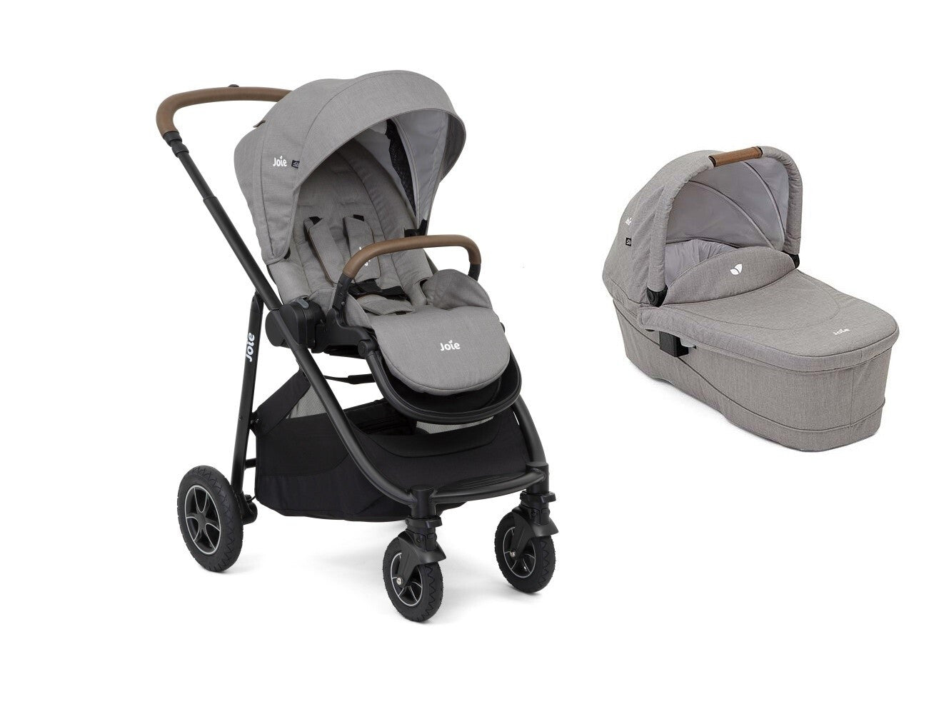Joie carucior multifunctional 3in1 Versatrax 0m+ Gray/i-Snug Lagoon Imagine secundară a produsului