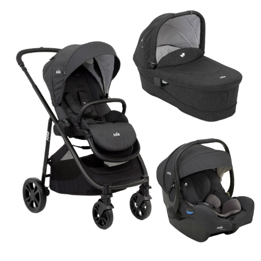 Joie carucior multifunctional 3in1 Versatrax E 0m+ Pavement/Shale Imagine principală a produsului