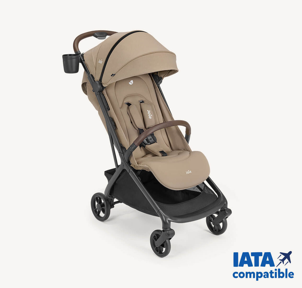 Joie Carucior sport ultracompact Porto compatibil bagaj de cabina 0m+ Cashew Imagine principală a produsului