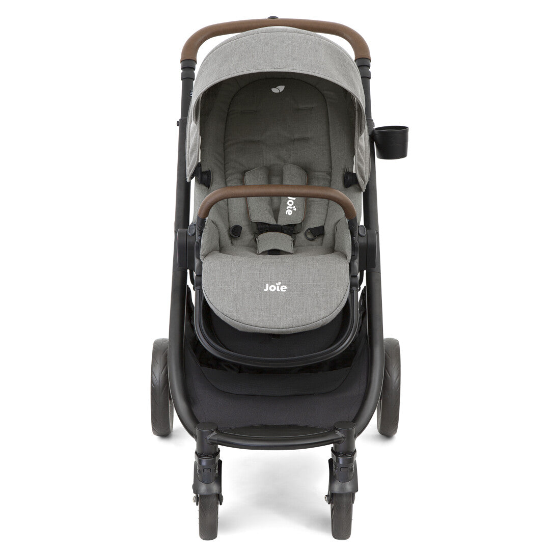 Joie carucior 3in1 Versatrax cu landou Ramble XL si scoica i-Snug 2 0m+ Pebble