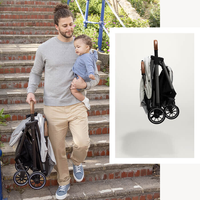 Joie carucior ultracompact 3in1 Parcel 0m+ Oyster / i-Snug Lagoon