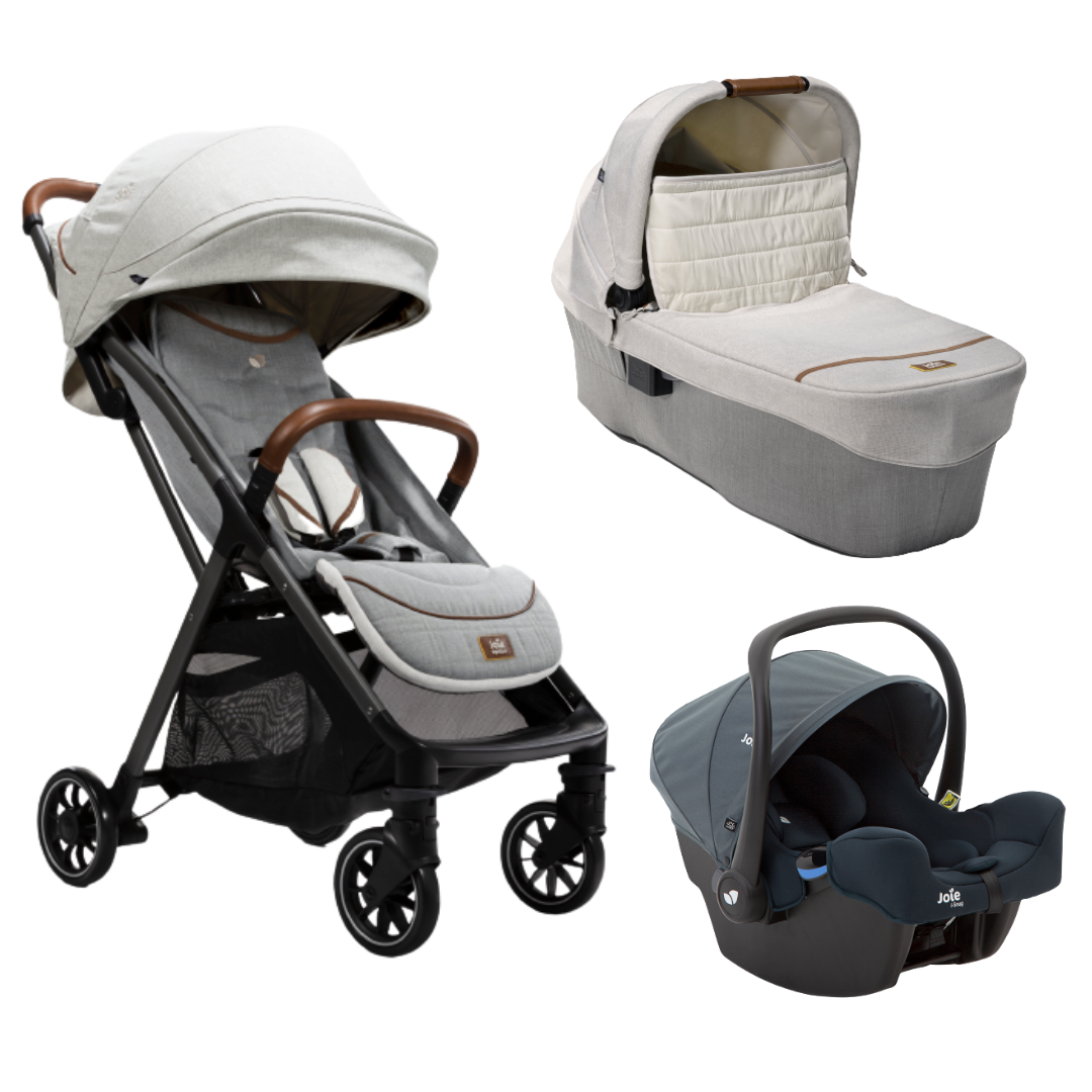 Joie carucior ultracompact 3in1 Parcel 0m+ Oyster / i-Snug Lagoon