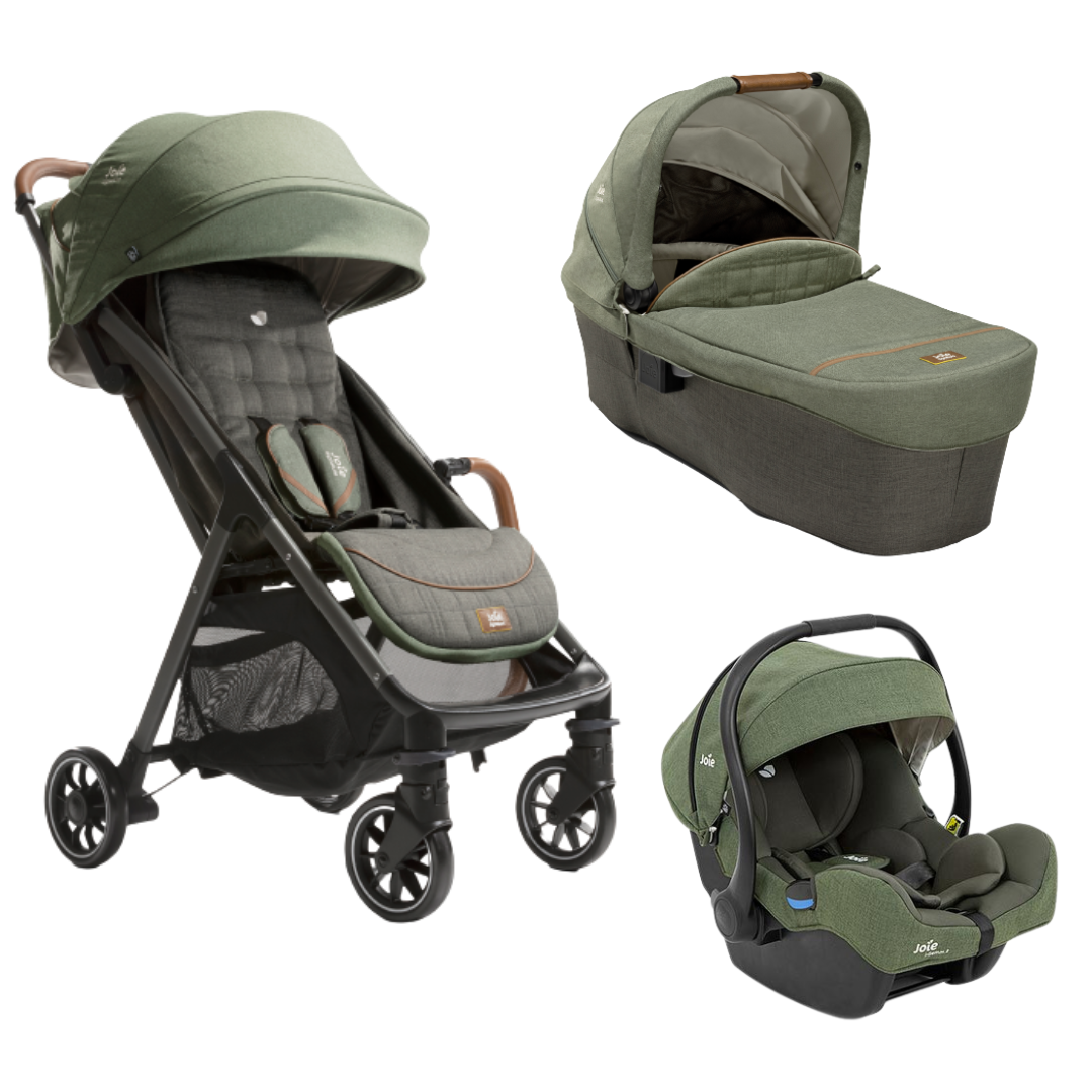 Joie carucior ultracompact 3in1 Parcel 0m+ Parcel Pine / i-Gemm Pine Imagine principală a produsului