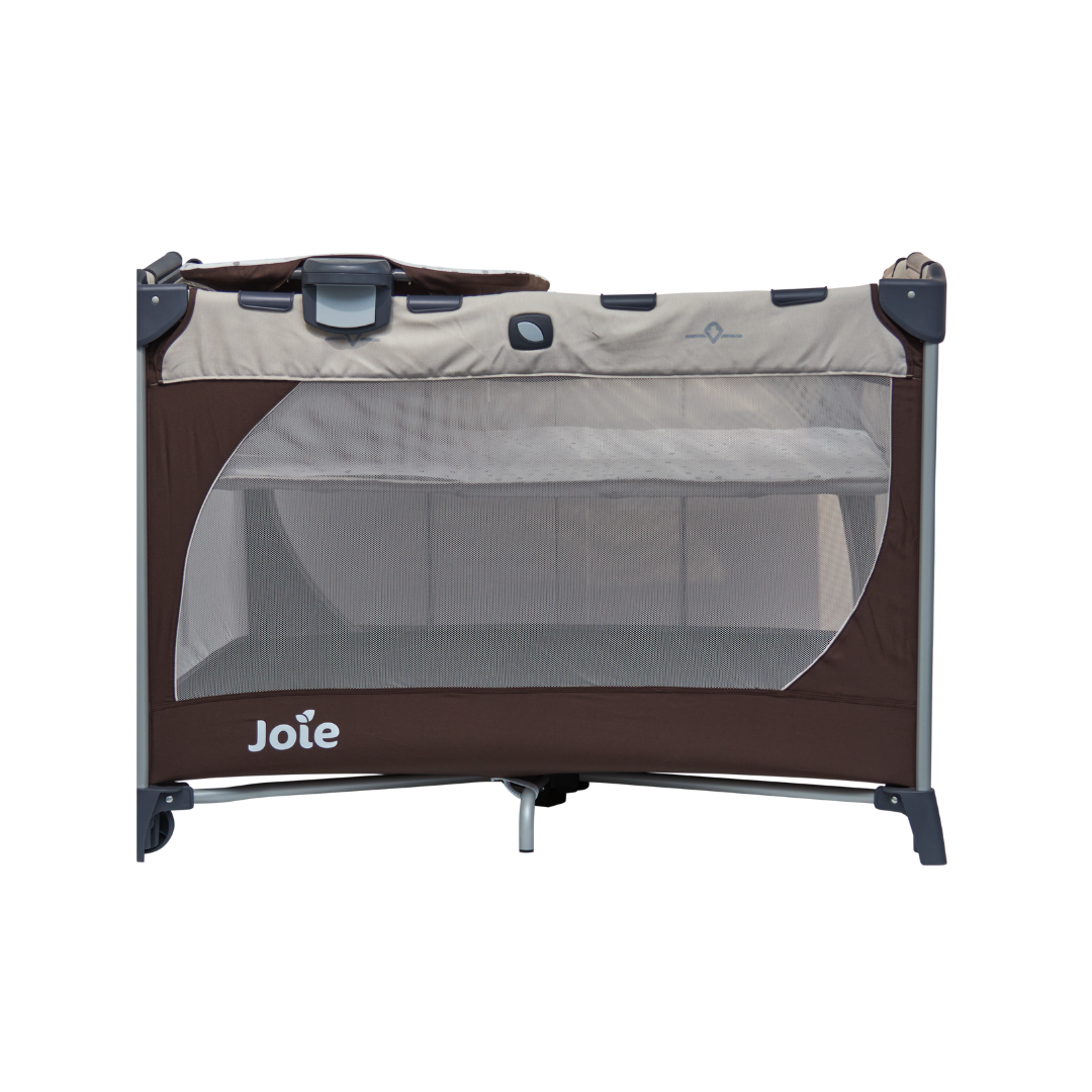Joie Commuter Change patut pliant cu cosulet detasabil 0-15 kg Beige Dots