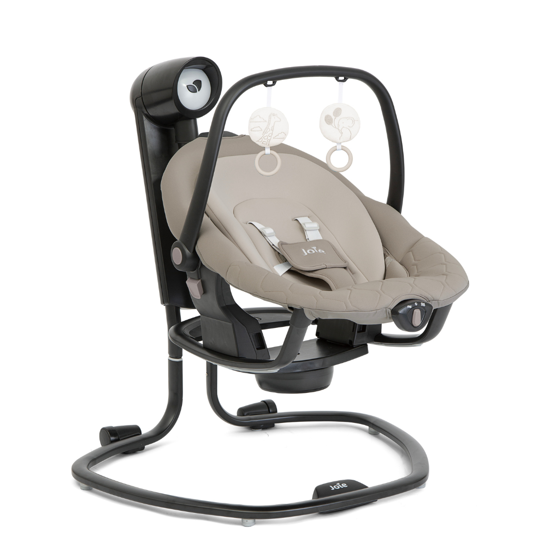 Joie leagan si balansoar rotativ Serina 2in1 0m+ Hazelnut