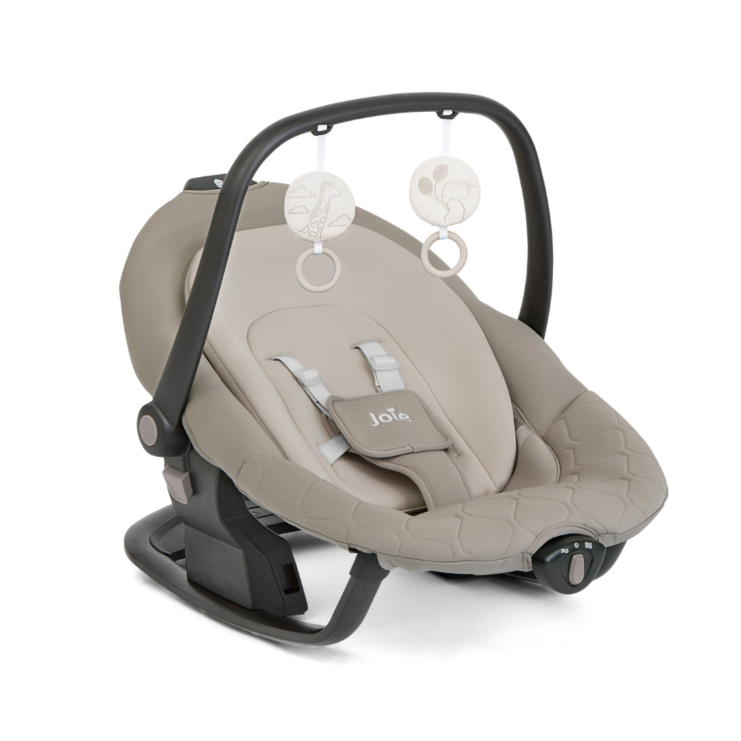 Joie leagan si balansoar rotativ Serina 2in1 0m+ Hazelnut