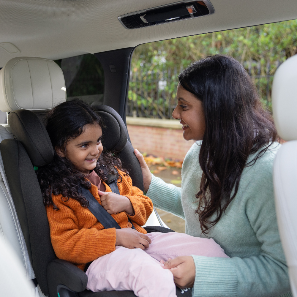 Joie scaun auto cu isofix i-Size i-Irvana 76-150 cm R129 Gray Denim
